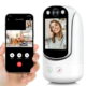 Video Calling Camera with 2.8 inch HD Screen,1080P Video Indoor Camera
